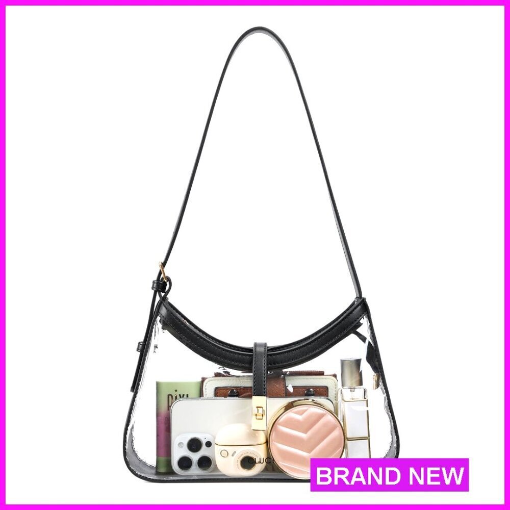 Small Vegan Leather Hobo Shoulder Bag with Adjustable Crossbody Strap